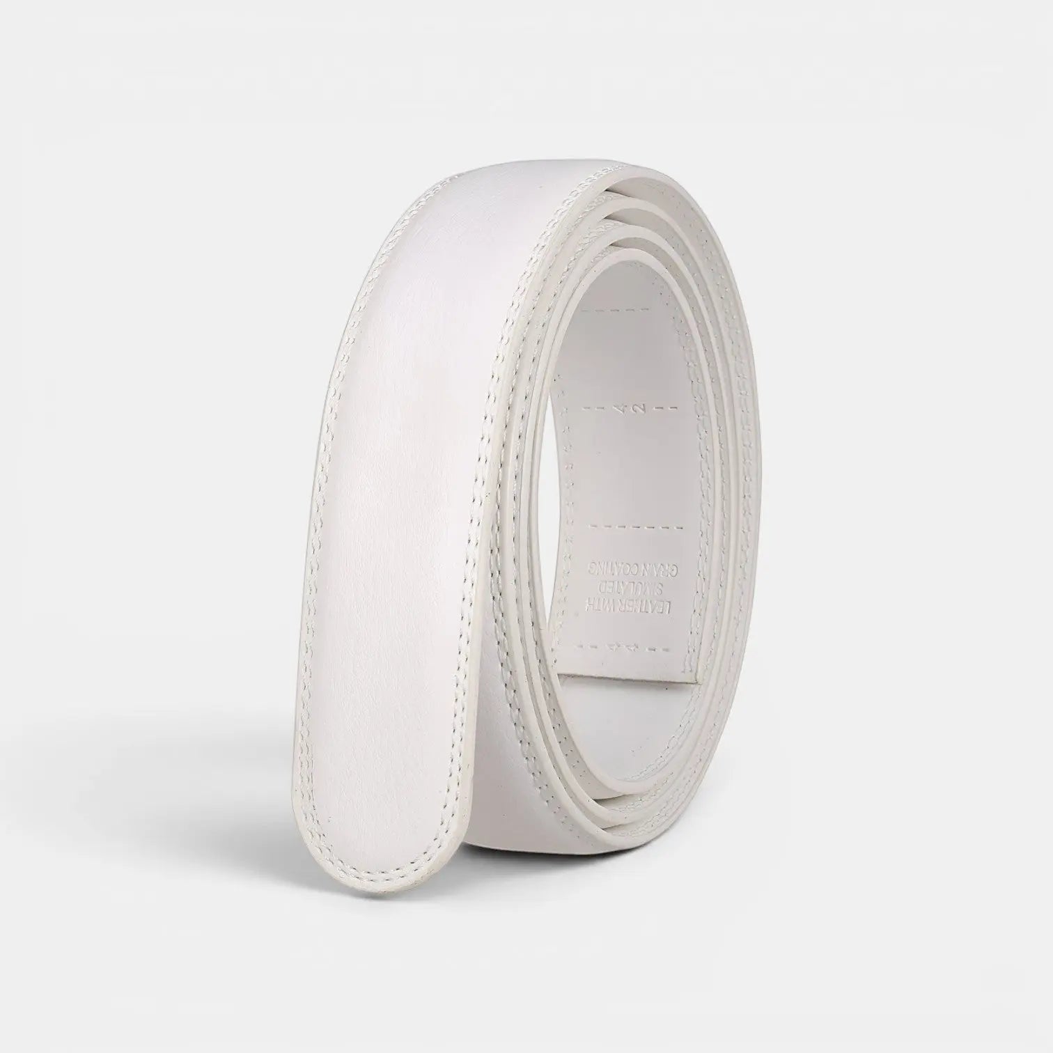 Ceinture Cuir Lisse Sans Boucle Automatique Costume Homme | Corvil La Maison de la Ceinture