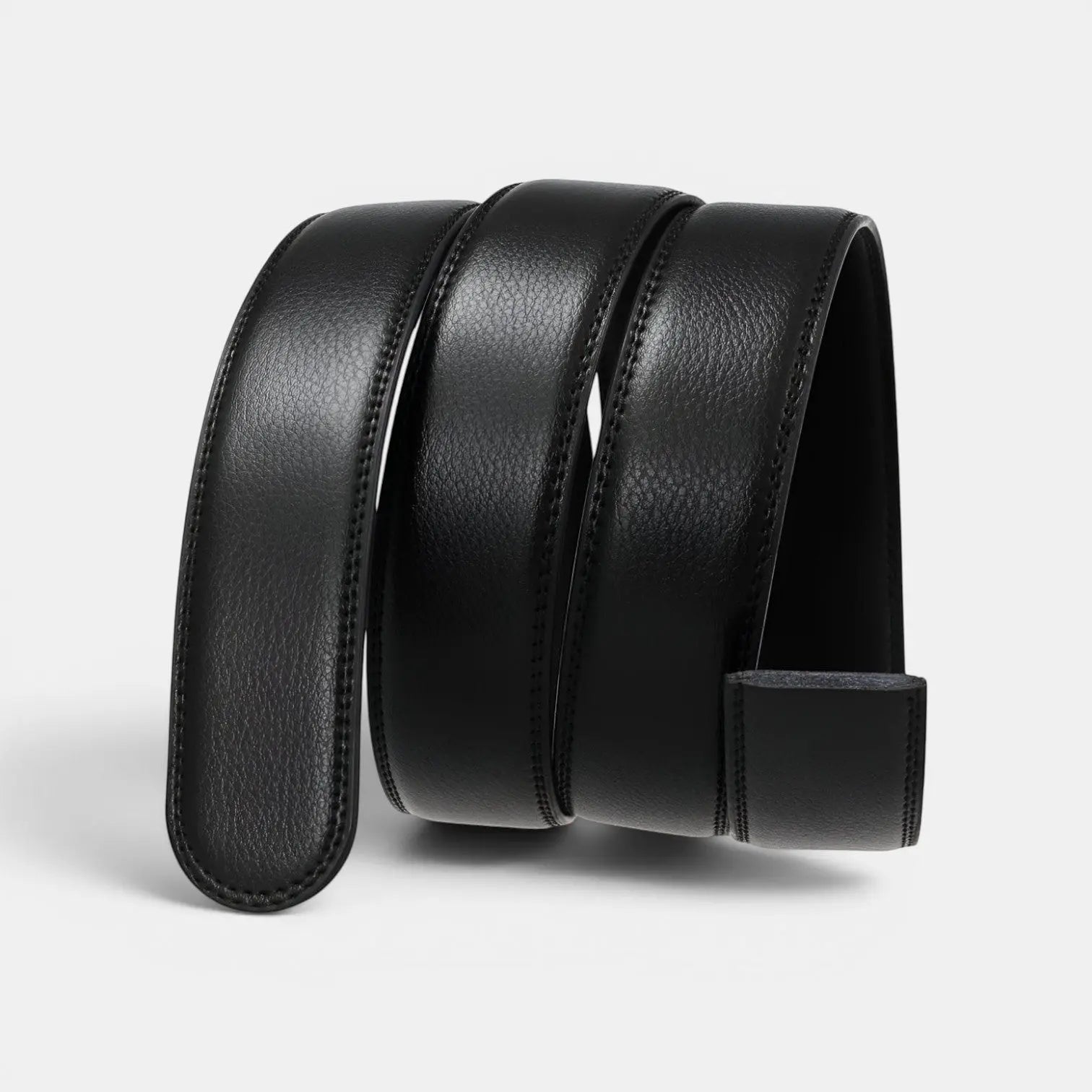 Ceinture Cuir Lisse Sans Boucle Automatique Costume Homme | Corvil La Maison de la Ceinture