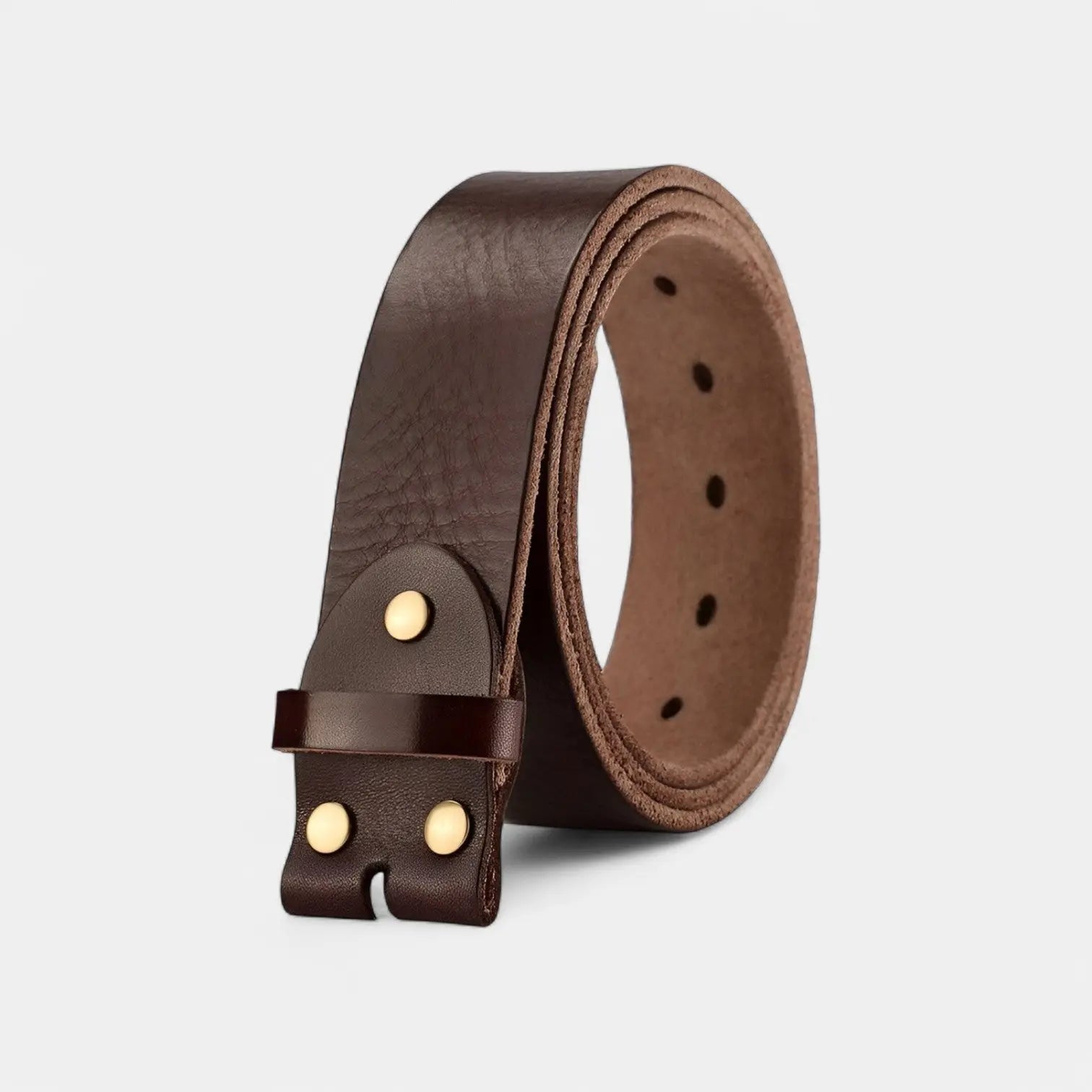 Ceinture Cuir Pleine Fleur Homme Sans Boucle Interchangeable | Flarvex La Maison de la Ceinture