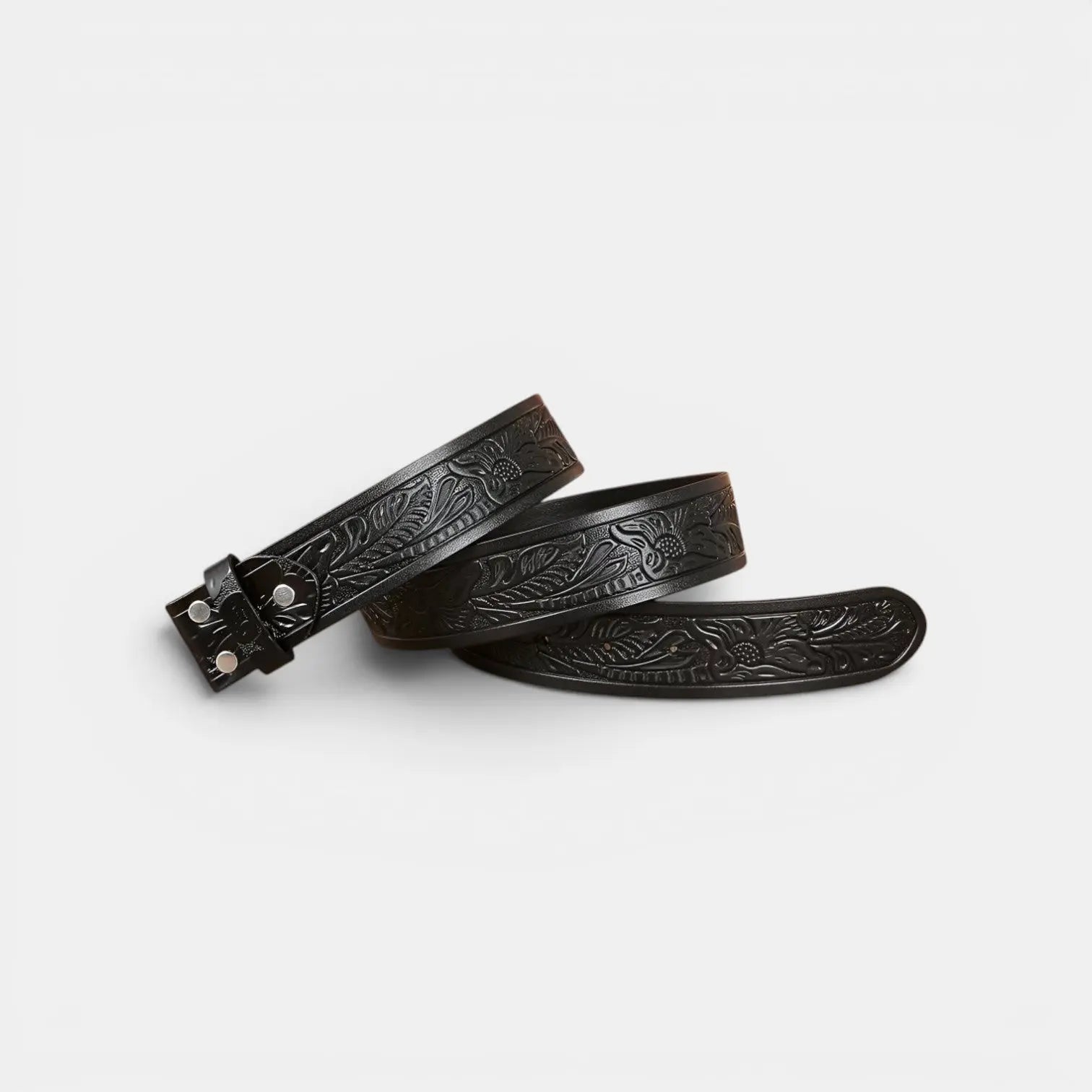 Lanière de Ceinture Cuir Texturé Homme Boucle Interchangeable | Delvox La Maison de la Ceinture