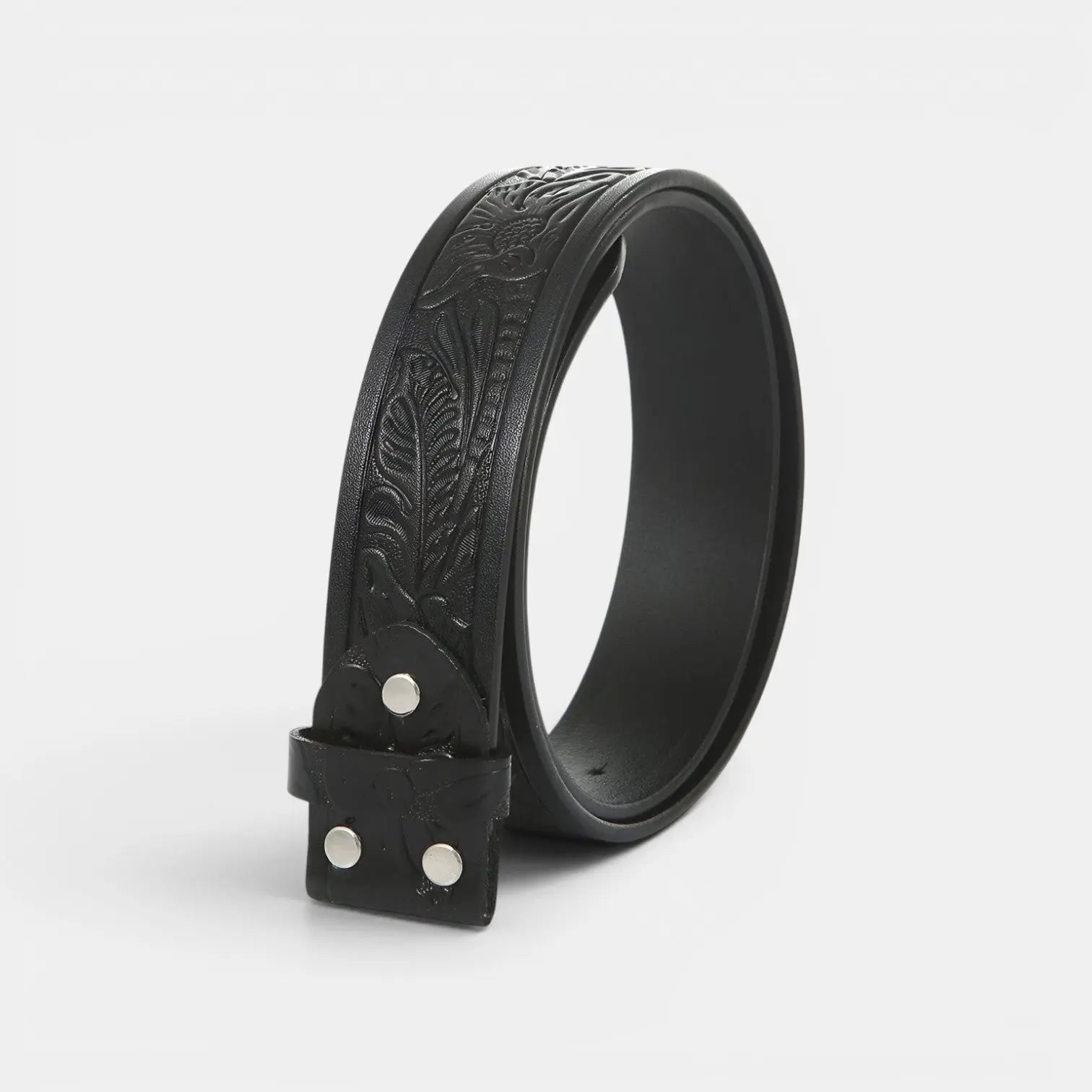 Lanière de Ceinture Cuir Texturé Homme Boucle Interchangeable | Delvox La Maison de la Ceinture