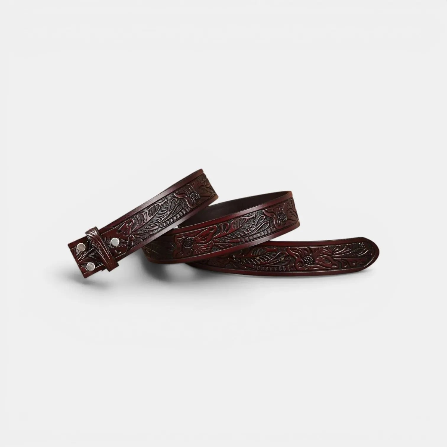Lanière de Ceinture Cuir Texturé Homme Boucle Interchangeable | Delvox La Maison de la Ceinture