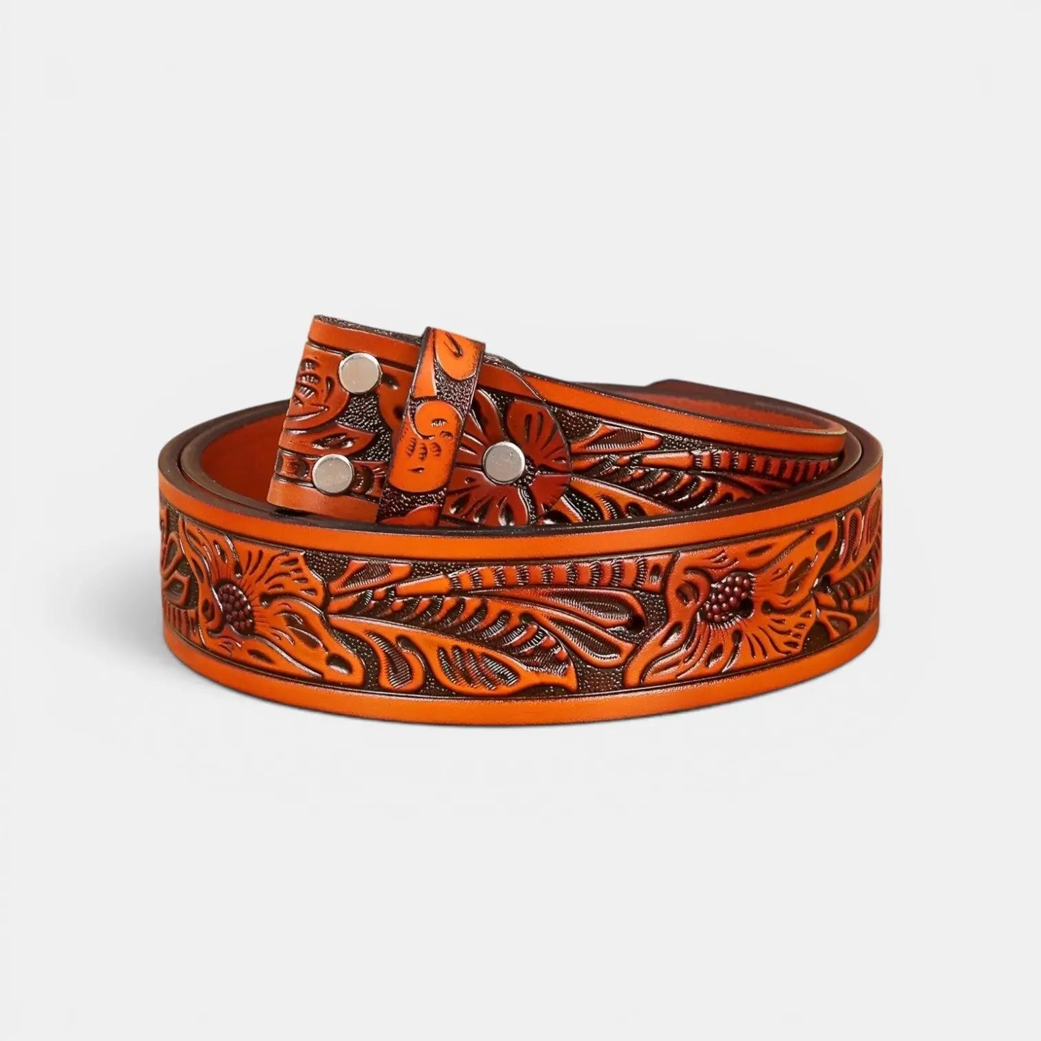 Lanière de Ceinture Cuir Texturé Homme Boucle Interchangeable | Delvox La Maison de la Ceinture