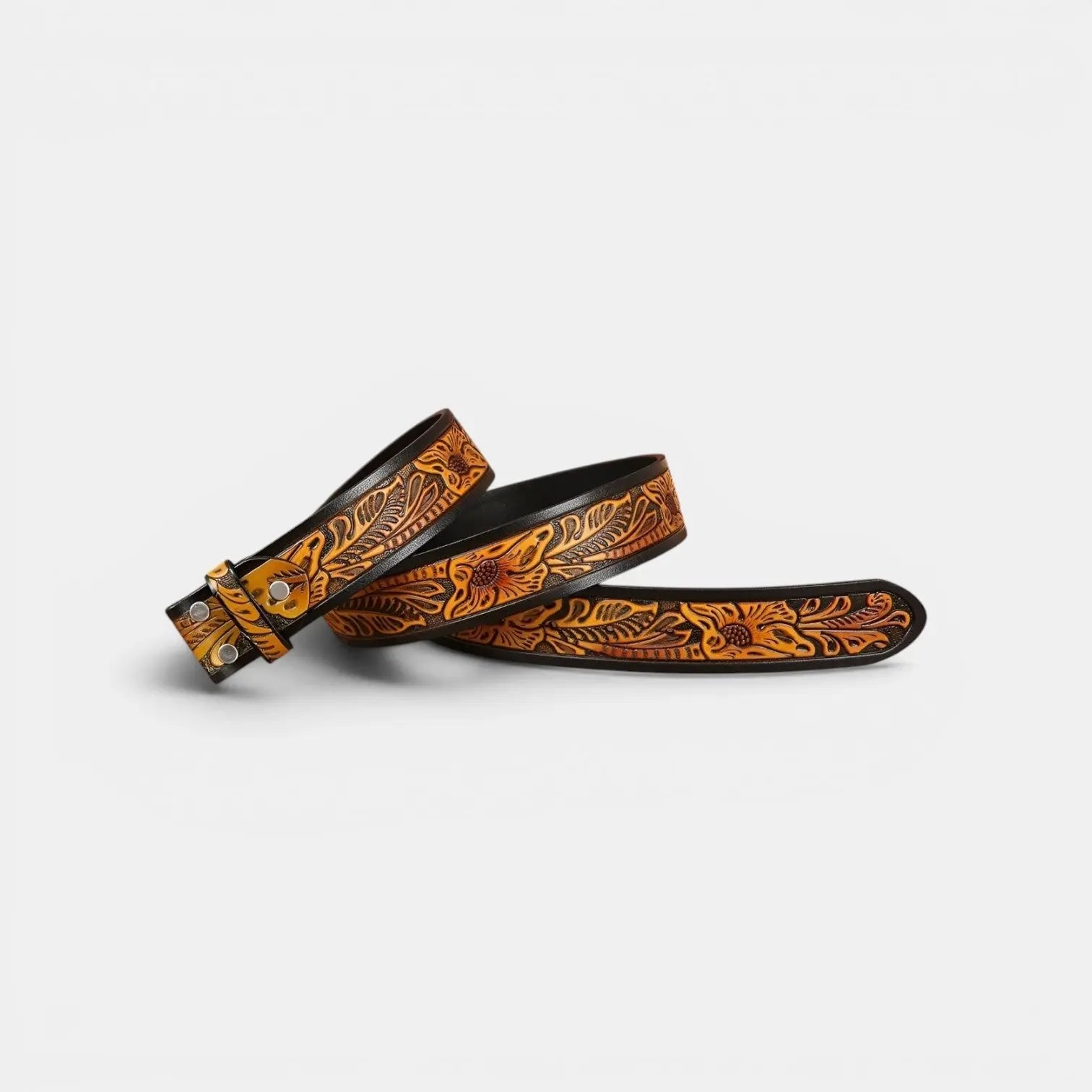 Lanière de Ceinture Cuir Texturé Homme Boucle Interchangeable | Delvox La Maison de la Ceinture
