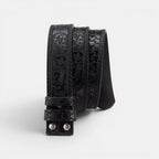 Ceinture Cuir Texturé Interchangeable Sans Boucle Homme | Dravex La Maison de la Ceinture