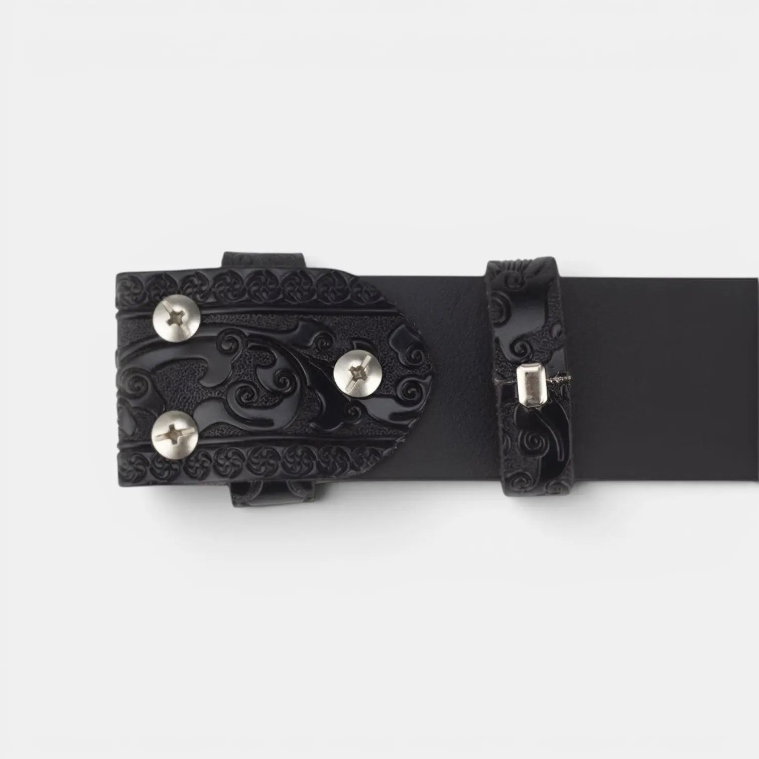 Ceinture Cuir Texturé Interchangeable Sans Boucle Homme | Dravex La Maison de la Ceinture