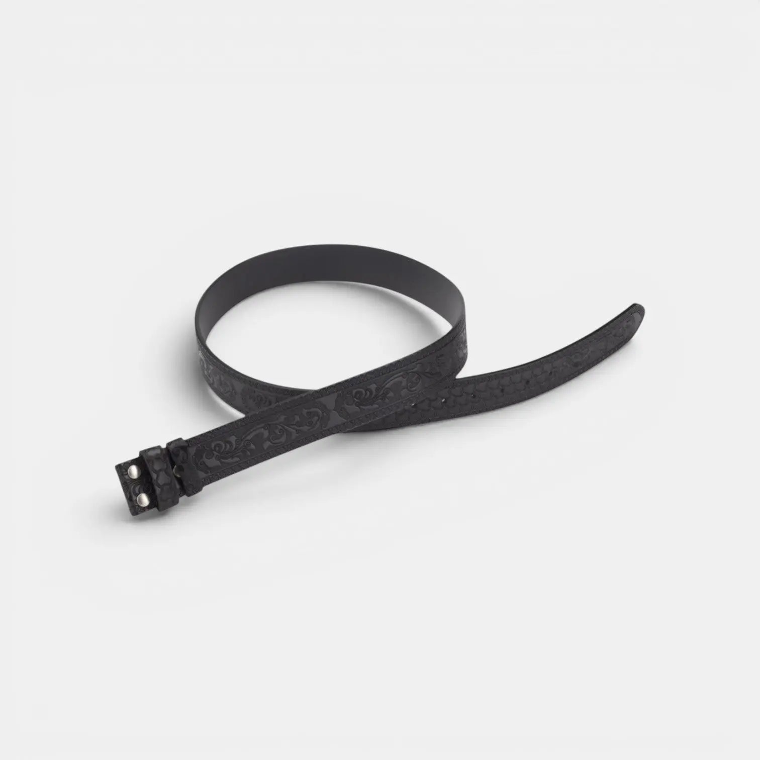 Ceinture Cuir Texturé Interchangeable Sans Boucle Homme | Dravex La Maison de la Ceinture