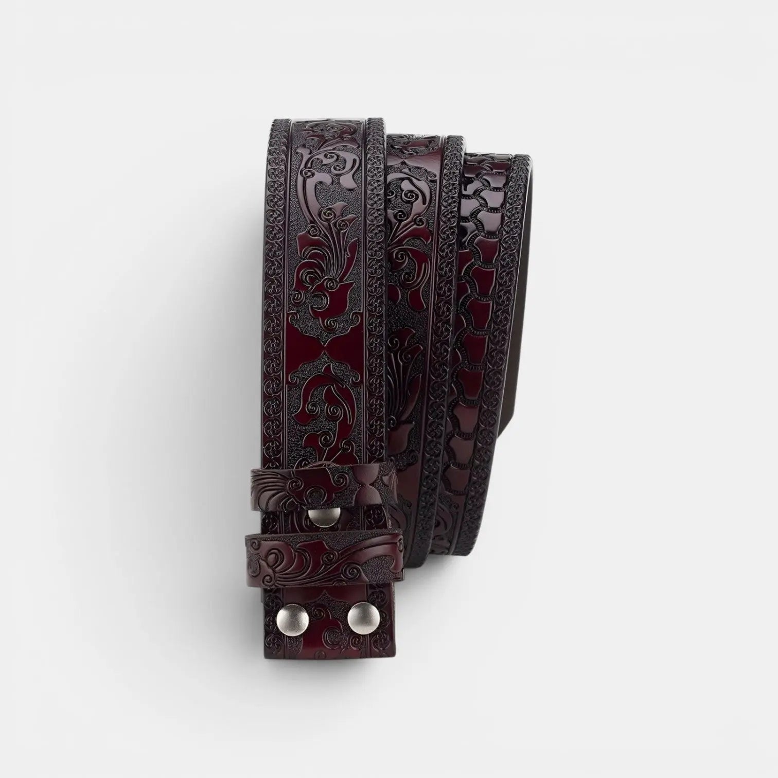 Ceinture Cuir Texturé Interchangeable Sans Boucle Homme | Dravex La Maison de la Ceinture