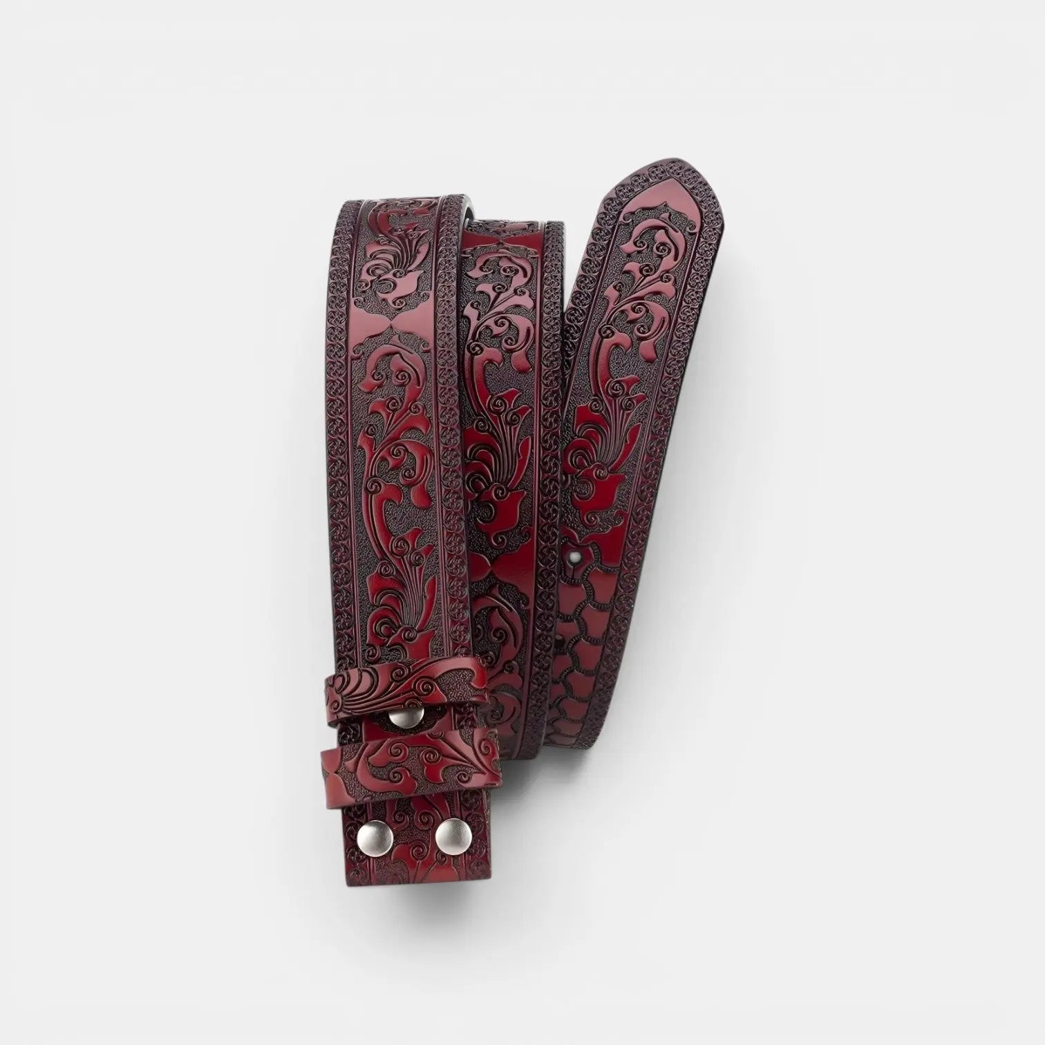 Ceinture Cuir Texturé Interchangeable Sans Boucle Homme | Dravex La Maison de la Ceinture