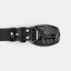 Ceinture Cuir Texturé Interchangeable Sans Boucle Homme | Dravex La Maison de la Ceinture