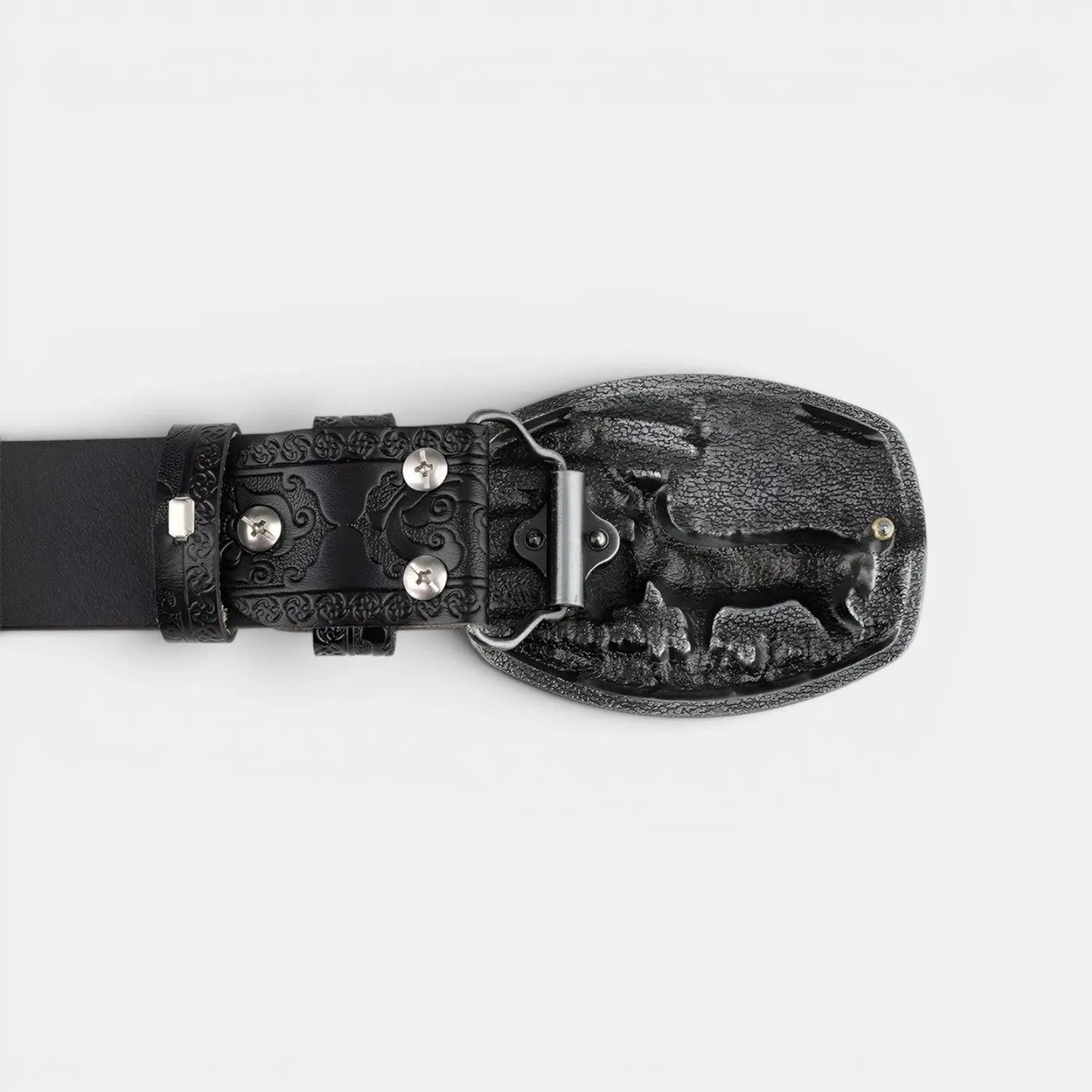 Ceinture Cuir Texturé Interchangeable Sans Boucle Homme | Dravex La Maison de la Ceinture