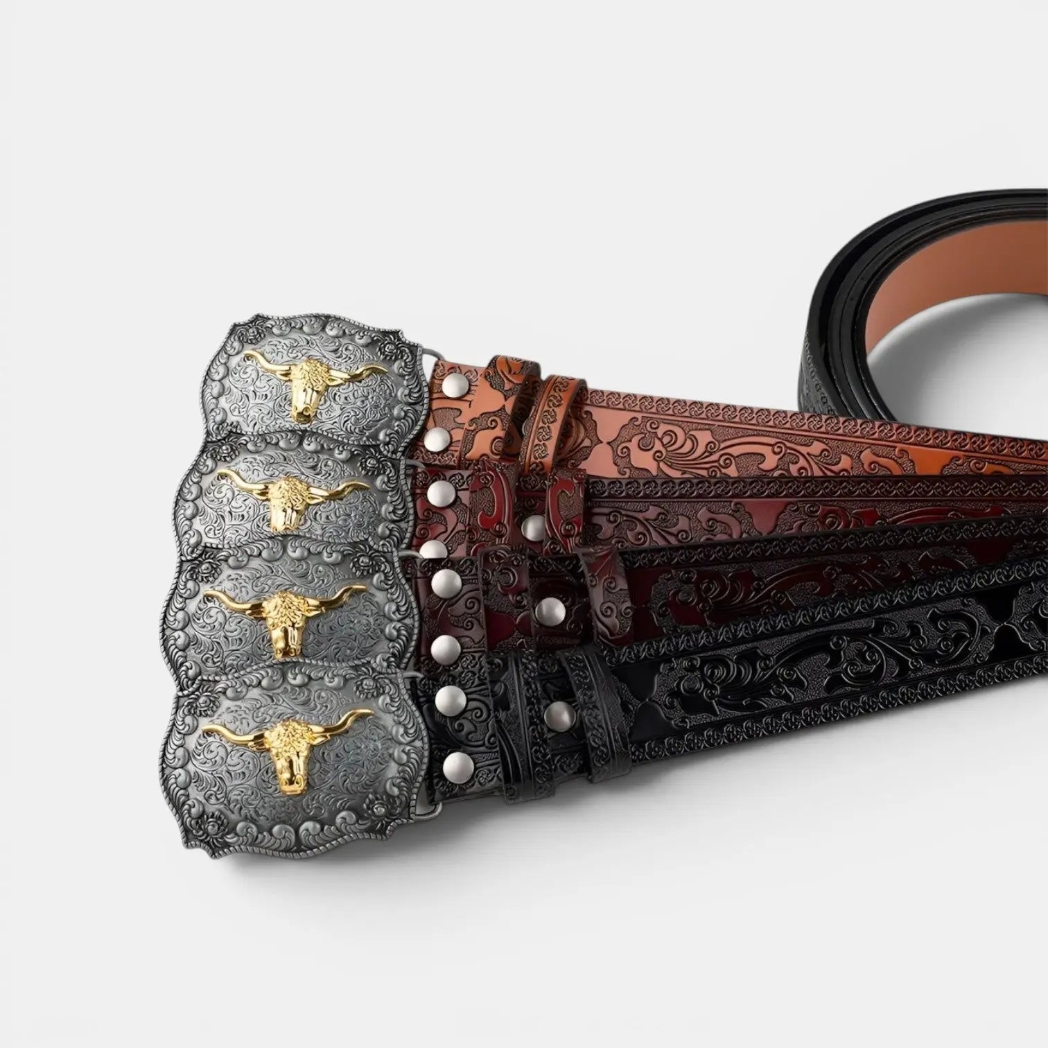Ceinture Cuir Texturé Interchangeable Sans Boucle Homme | Dravex La Maison de la Ceinture