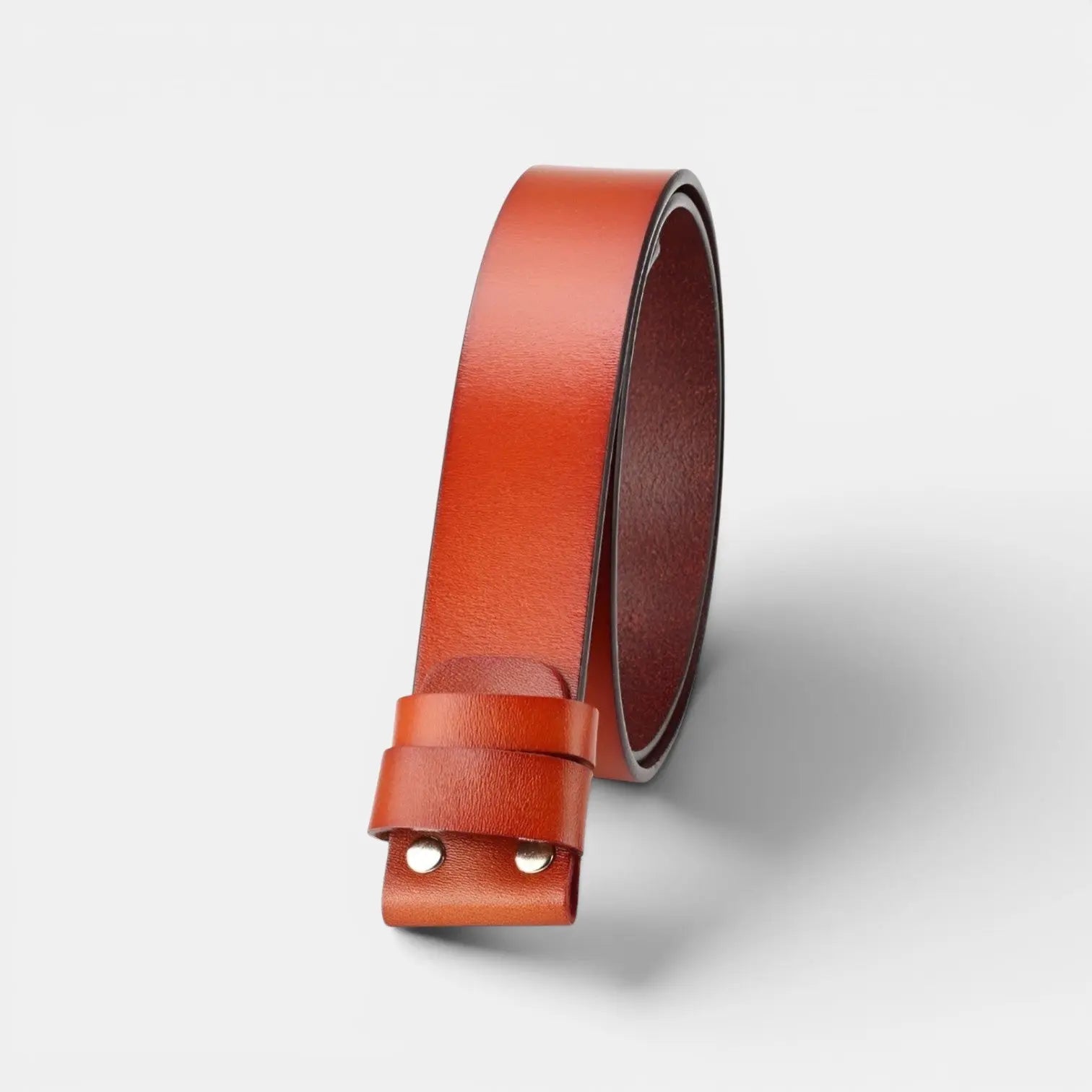 Ceinture Cuir Lisse Sans Boucle Interchangeable Homme | Lirvex La Maison de la Ceinture