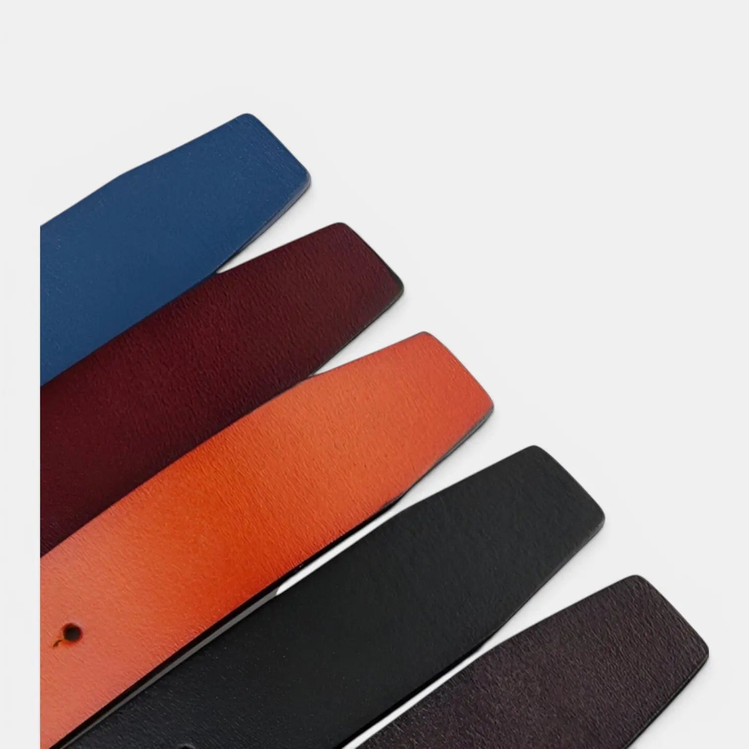 Ceinture Cuir Lisse Sans Boucle Interchangeable Homme | Lirvex La Maison de la Ceinture