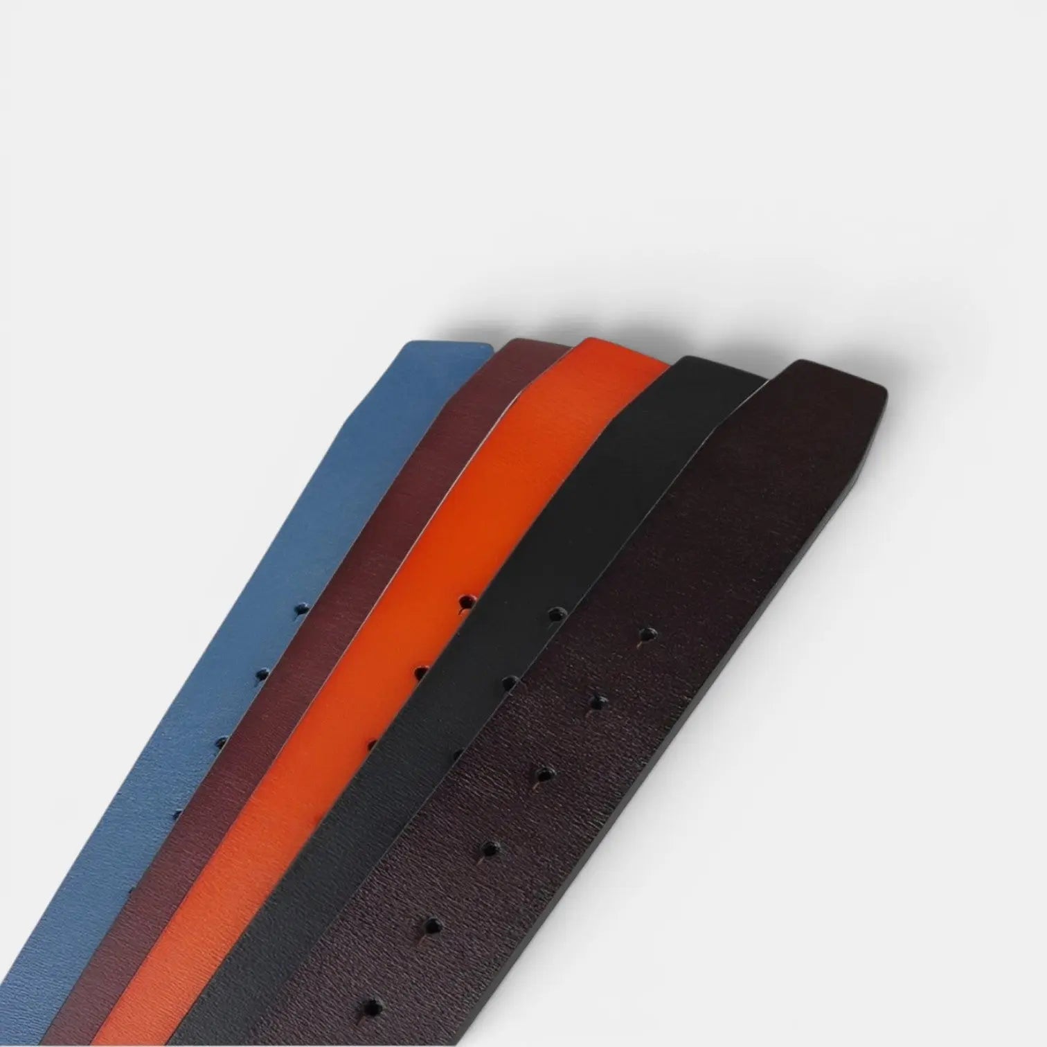 Ceinture Cuir Lisse Sans Boucle Interchangeable Homme | Lirvex La Maison de la Ceinture