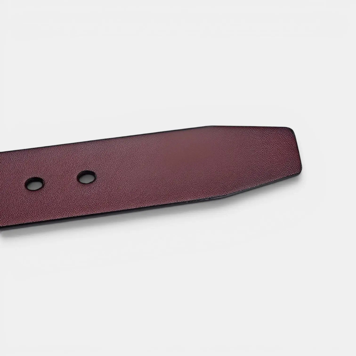 Lanière de Ceinture Cuir Lisse Homme Boucle Interchangeable | Corvex La Maison de la Ceinture