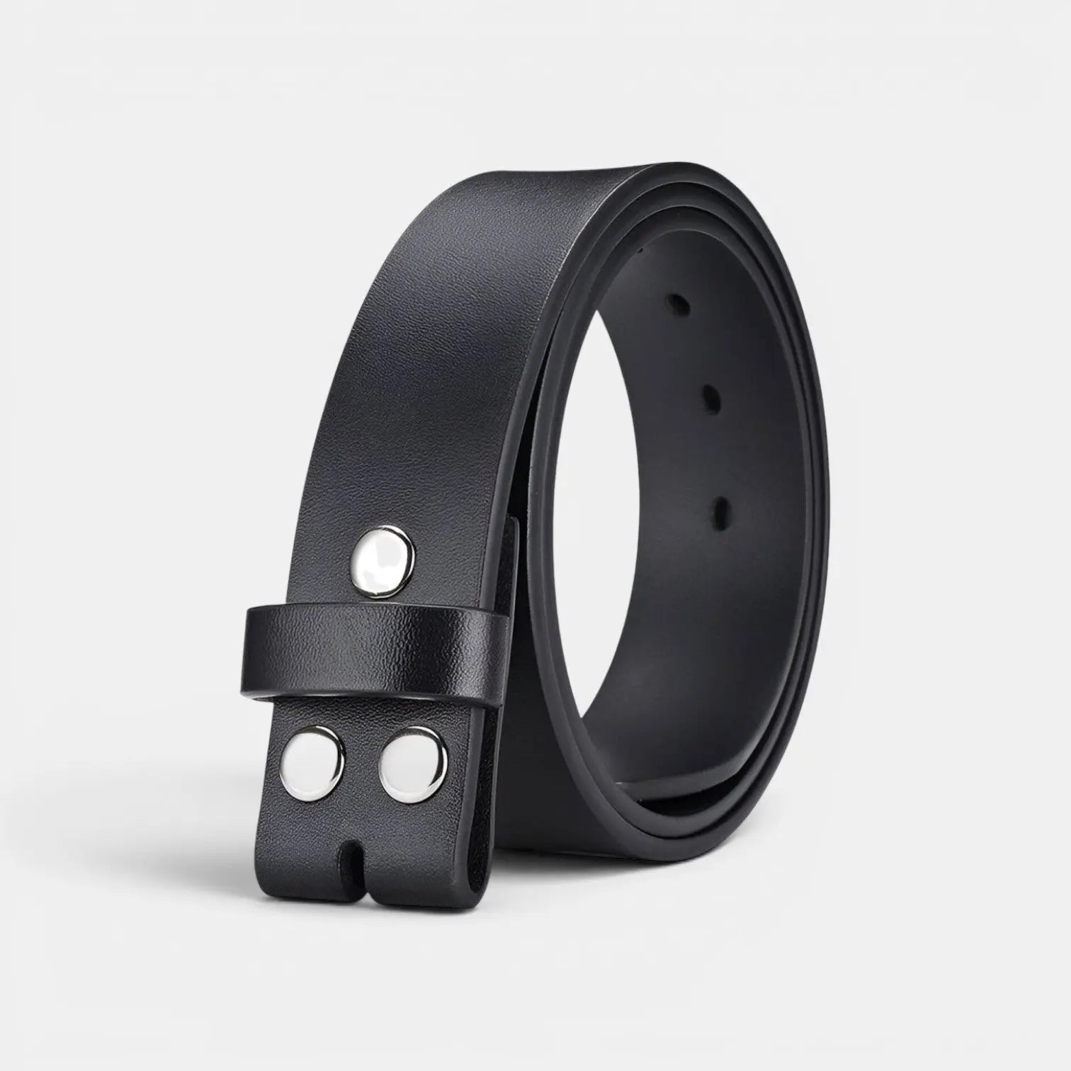 Lanière de Ceinture Cuir Lisse Homme Boucle Interchangeable | Corvex La Maison de la Ceinture