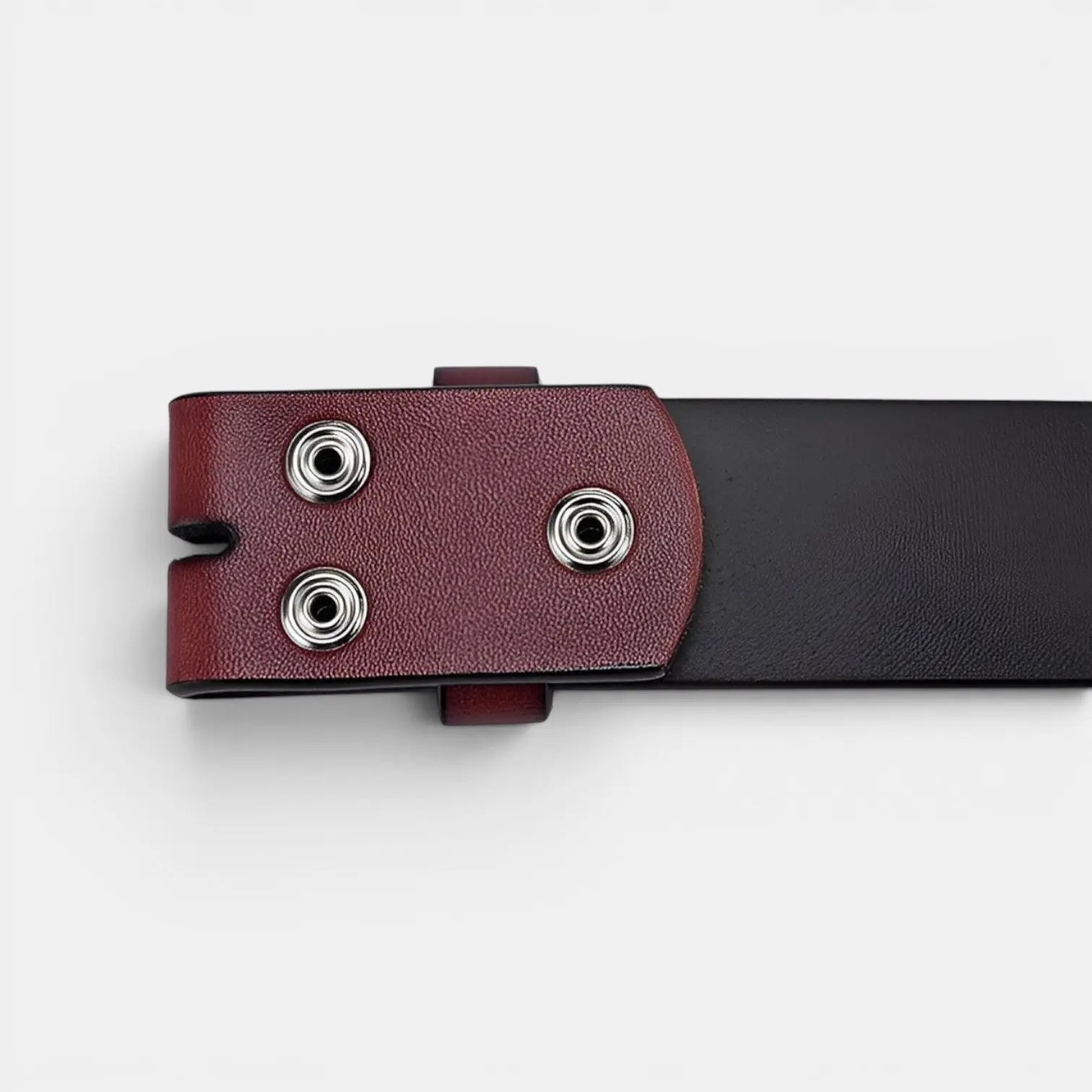 Lanière de Ceinture Cuir Lisse Homme Boucle Interchangeable | Corvex La Maison de la Ceinture