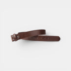Ceinture Simili Vegan Femme Boucle Interchangeable Café | Norvyx